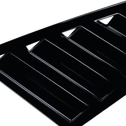Rear Side Window Louver Covers for Audi A3 S3 (2021-2024) Gloss Black