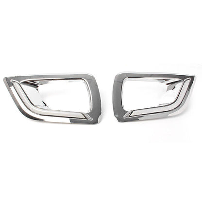 1 Pair DRL LED Daytime Running Light Fog Lamp Bezel for Nissan Navara (15-16)