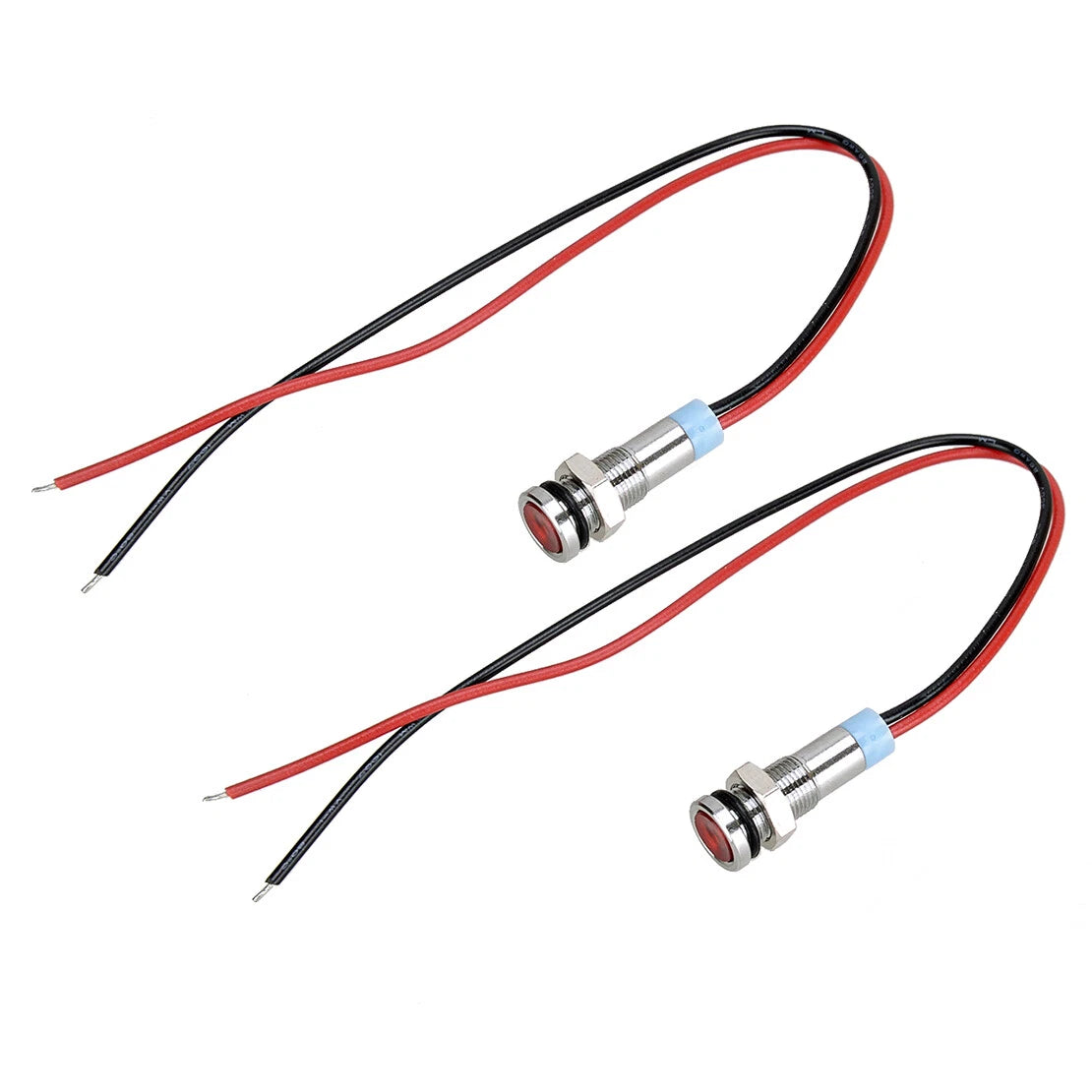 Ultra Small Red LED Brake & Running Tail Lights for Cafe Racer Motorcycle