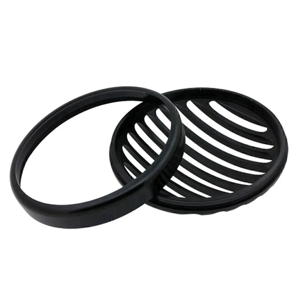 CNC Shallow Cut Headlight Grill Cover for Bobber Motorcycles