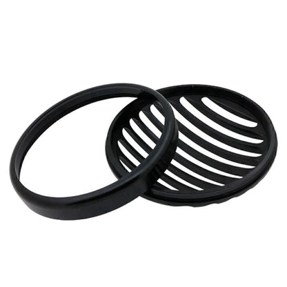 CNC Shallow Cut Headlight Grill Cover for Bobber Motorcycles