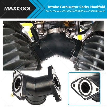 Intake Carburetor Manifold for Yamaha XV125 XV250 VIRAGO 250 V-STAR (1988-2007)