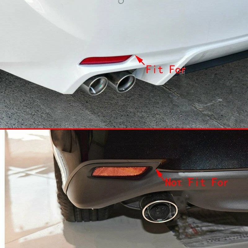 2 x Rear Fog Light Covers for Toyota Camry SE XSE (2018-2019)