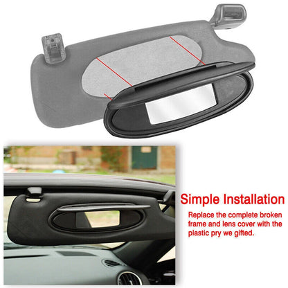 Porsche Visor Mirror Cover for 996/997 911, 986/987 Boxster, Cayman (1997-2012)