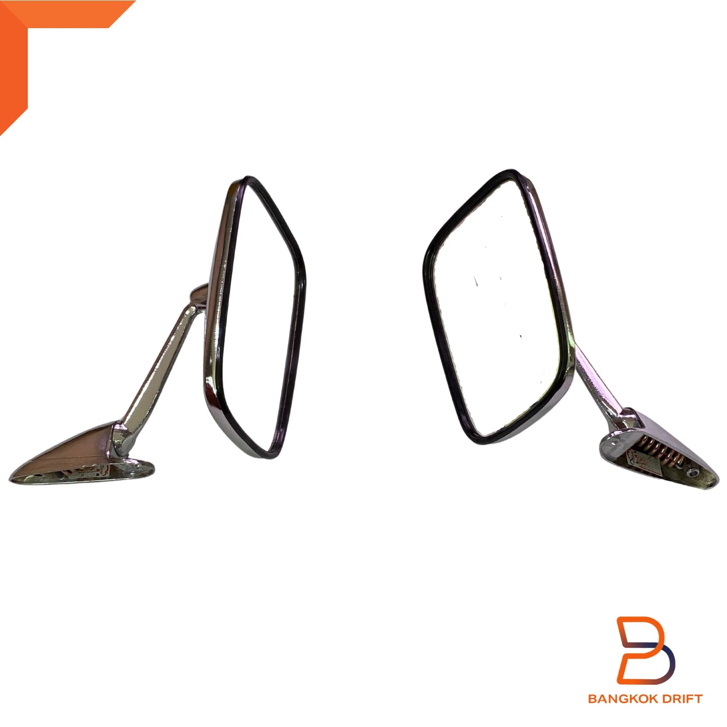 Chrome Fender Door Wing Mirrors for Ford F-100 F-Series Ranger (62-72)