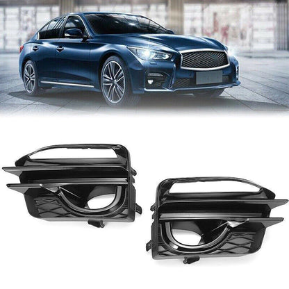Front Fog Light Covers for Infiniti Q50 Sport 2014-2019 (2 x)
