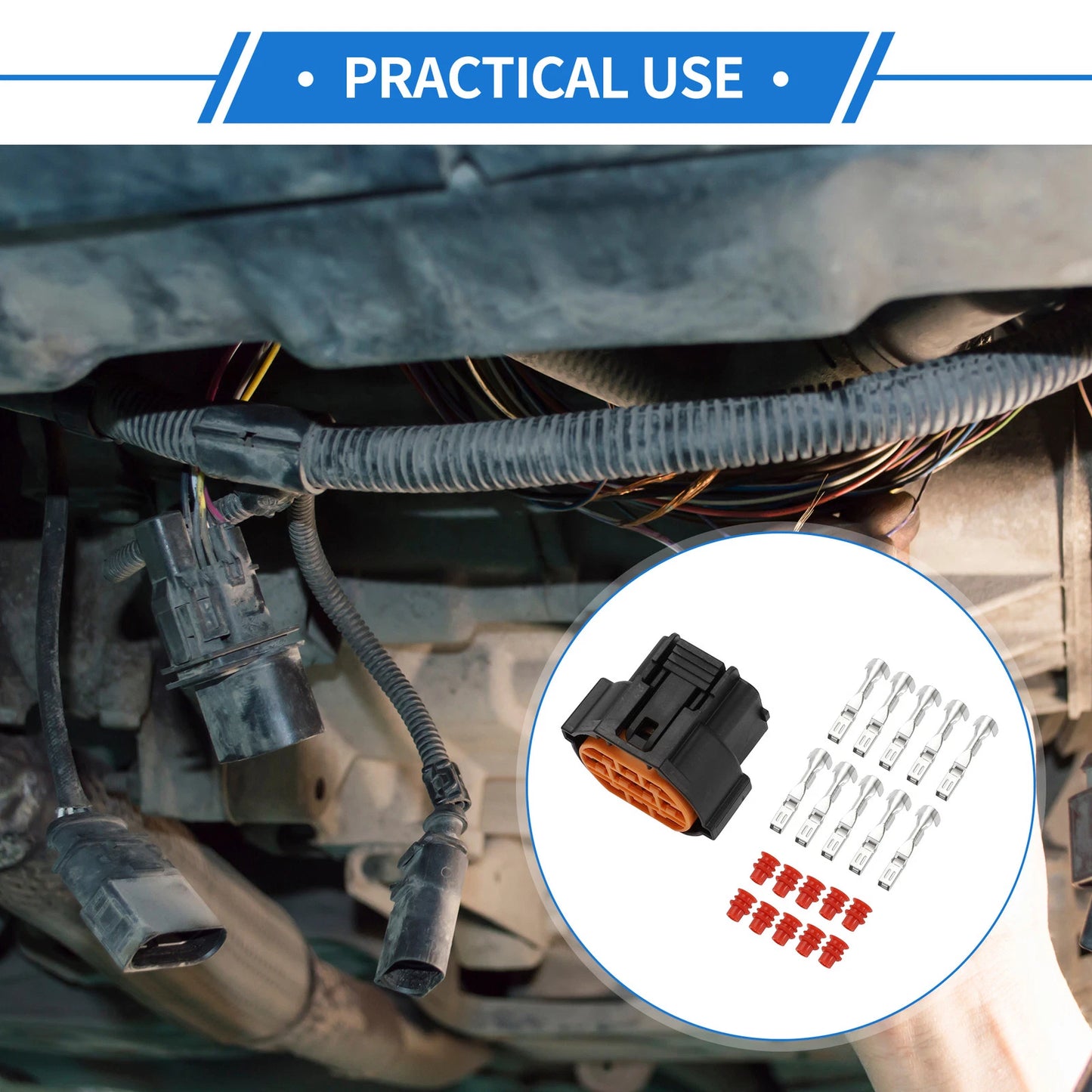 10 Pin Front Headlight Connector Plug for Hyundai Reina & Kia