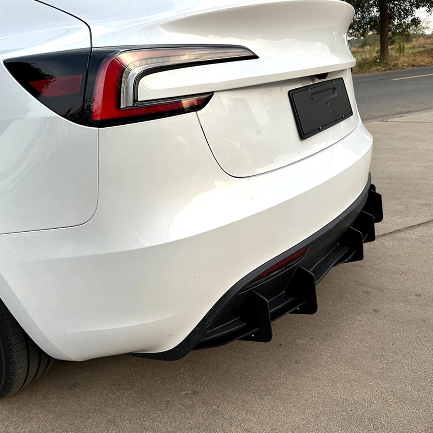 Rear Bumper Diffuser Lip Trim Kit for Tesla Model 3 (2023-2024)