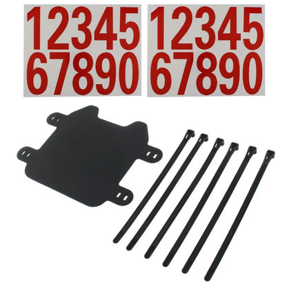 Front Number Plate Set with Stickers for Surron Light Bee (2018-2023)