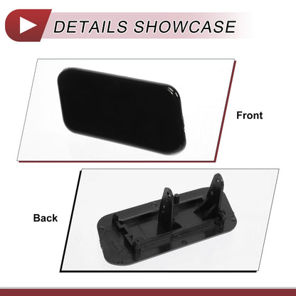 Front Right Washer Nozzle Cover for Mercedes-Benz ML500 (2002-2005) Black 1 x
