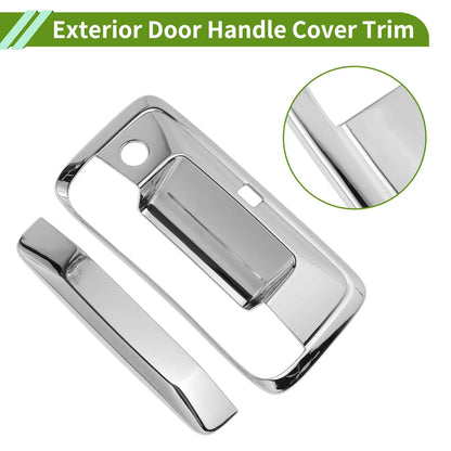 Exterior Door Handle Cover Trim Tailgate 1 Set for Chevy Colorado (2014-2022)