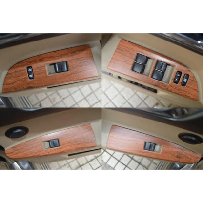 Wood Grain Window Lift Switch Cover for Toyota Highlander (2008–2013)