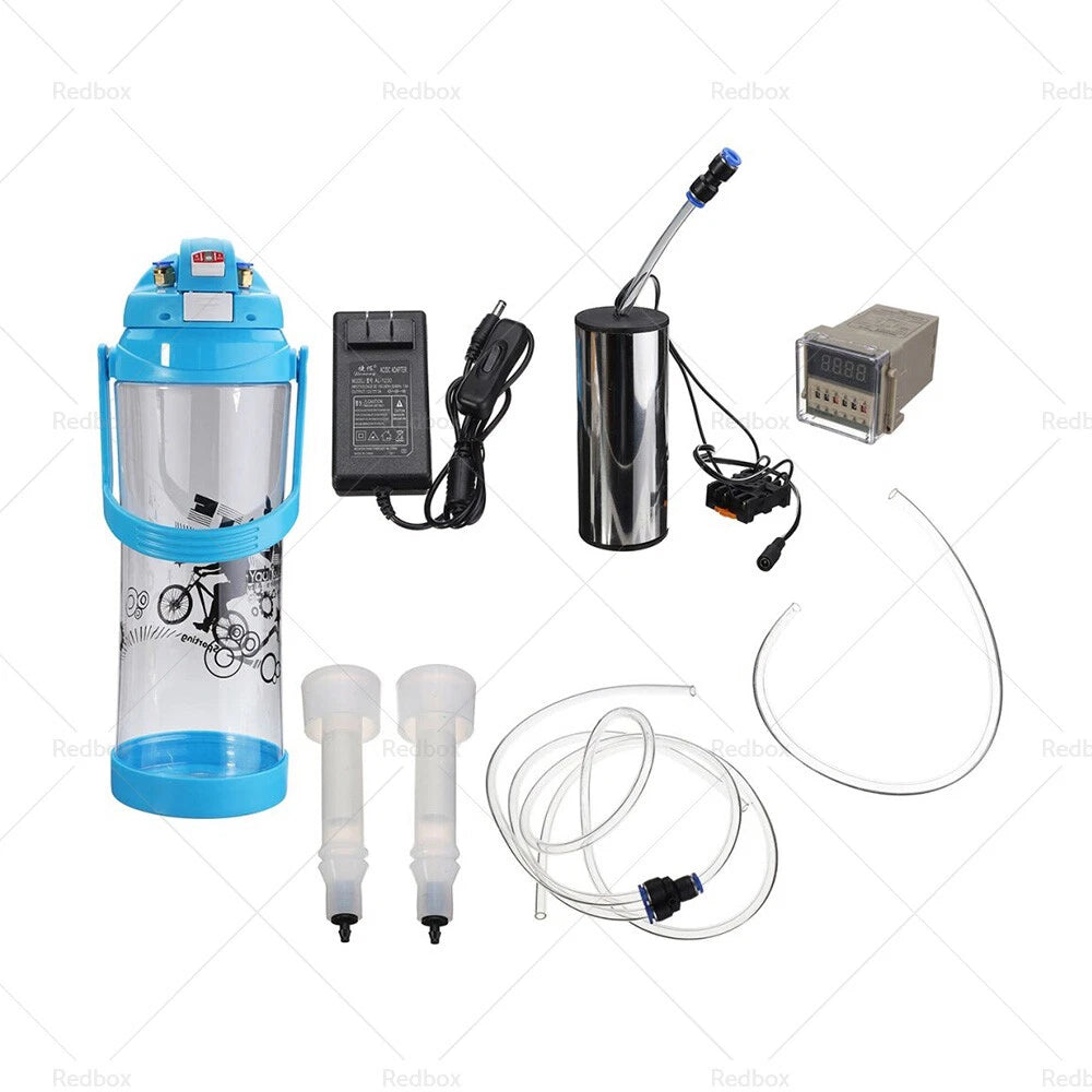 3L Electric Milking Machine for Sheep Cow Vacuum Pump & Pulse Controller