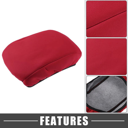 Car Center Console Armrest Cover for Ford Fusion (2017-2020) Red