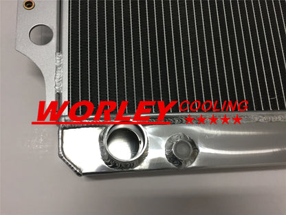 3 Core Aluminum Radiator & Fan Shroud for Jeep Wrangler YJ/TJ/LJ (1987-2006)