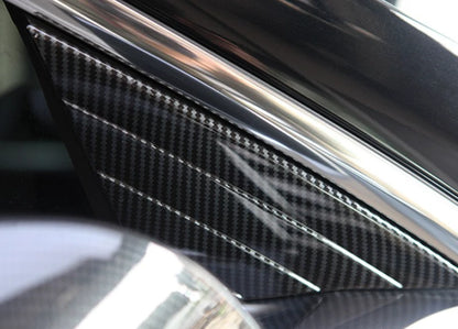 Carbon Fiber Front Window Triangle Frame Cover Trim for Tesla Model 3 (2018-2023)
