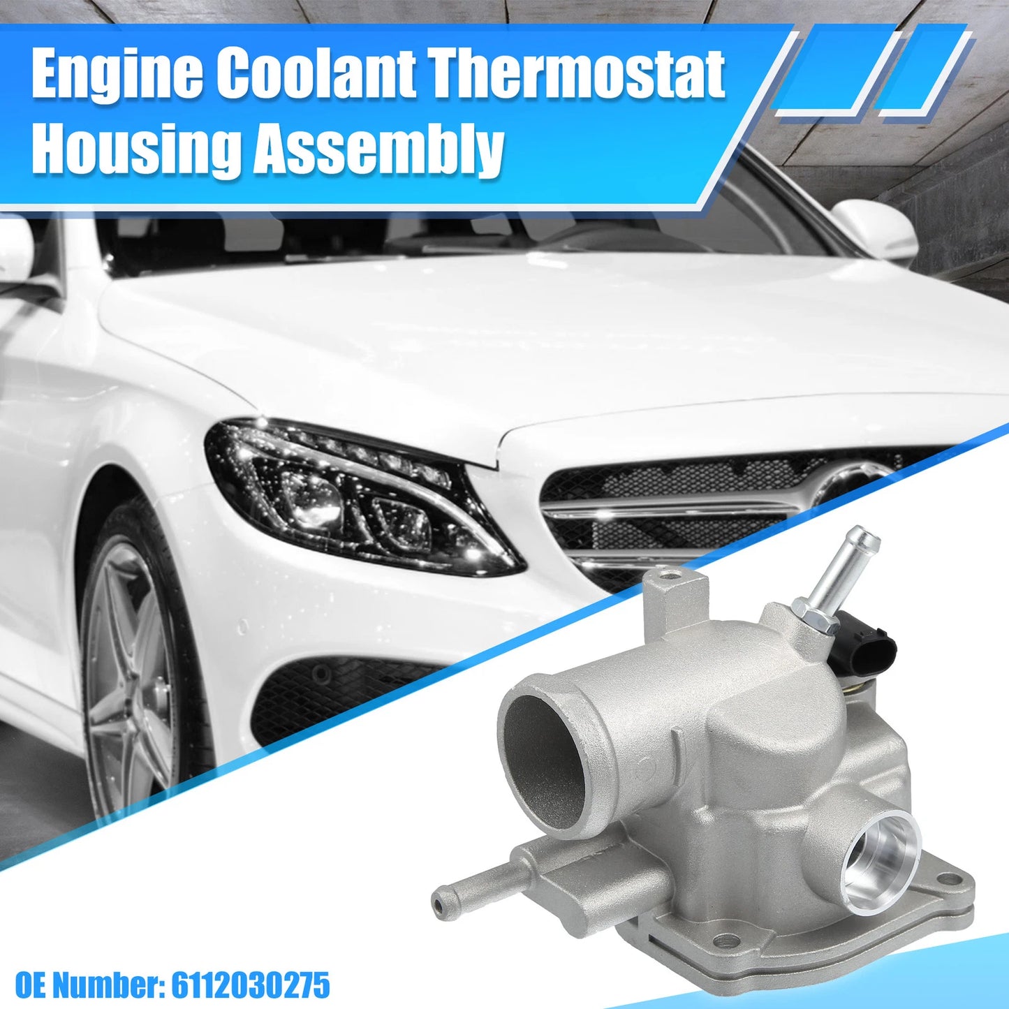 Engine Coolant Thermostat Housing for Mercedes C-Class (2015-2023)