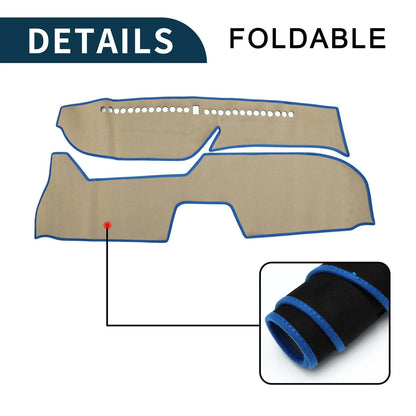 Dashboard Cover Mat for Honda Freed GB5/6/7/8 (2016-2024) Black Blue