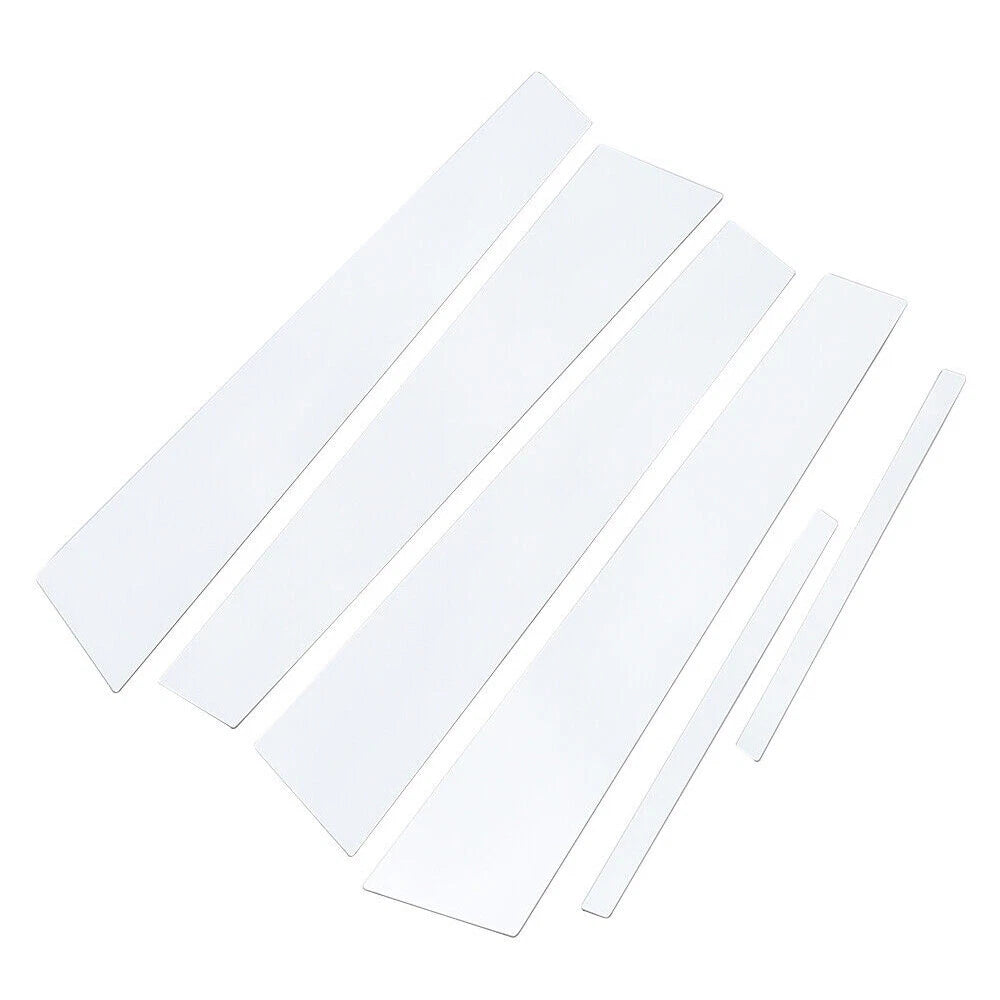 Chrome Door Trim Covers 6 x Pieces for 2011-2021 Dodge Charger Accessories