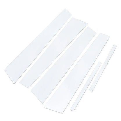 Chrome Door Trim Covers 6 x Pieces for 2011-2021 Dodge Charger Accessories