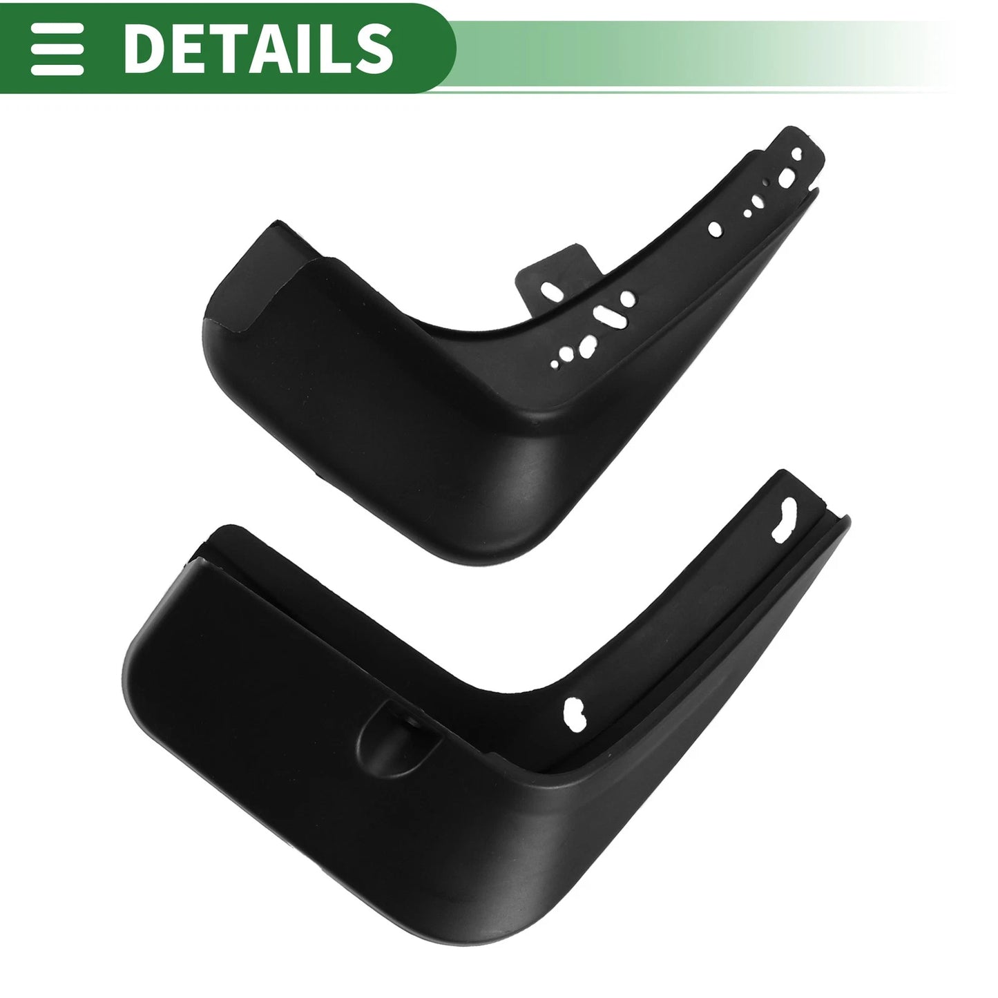 Mud Flaps Splash Guards for Kia K4 Saloon (2014-2019) W/ Mount Accessories