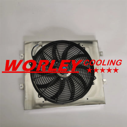 Aluminum Shroud + Fan for Toyota Hilux LN60 LN61 LN65 2.4L Diesel (1984-1991)