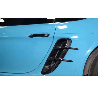 Real Carbon Fiber Side Air Vent Trim for Porsche 718 Boxster Cayman 982 2017-18