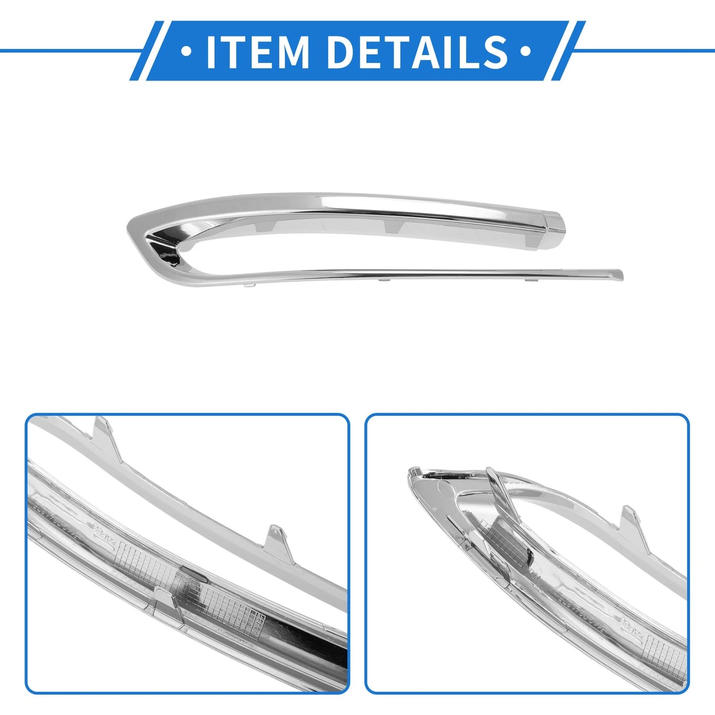 Bumper Grille Trim Garnish for BMW F18 LCI 5 Series Luxury (2014-2017)