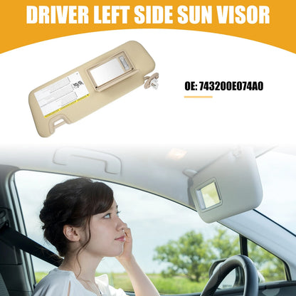 Sun Visor Assembly for Toyota Highlander 2014-2019 Beige