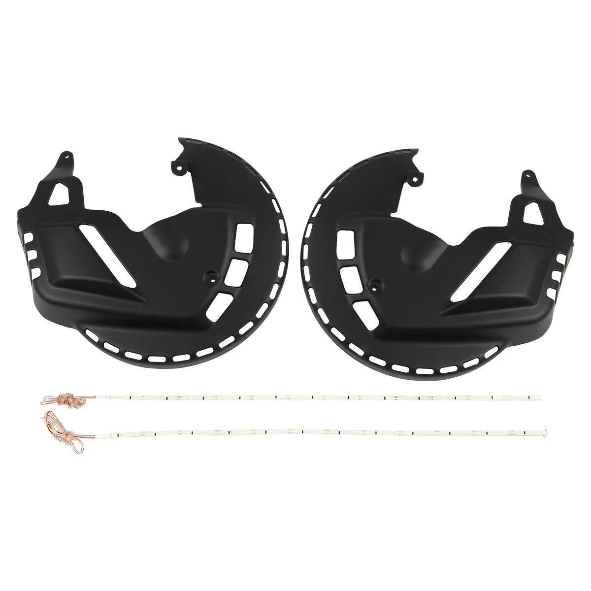 Blue LED Ring Brake Rotors Covers for Honda Goldwing 1800 (2001-2017)