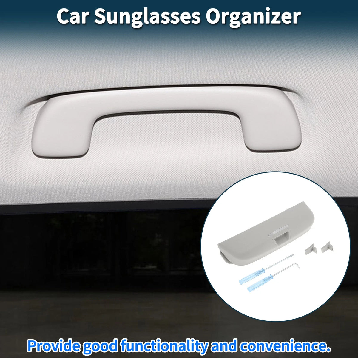 Sunglasses Case for Toyota Prado 2021-2023 Eyeglasses Holder Storage Box