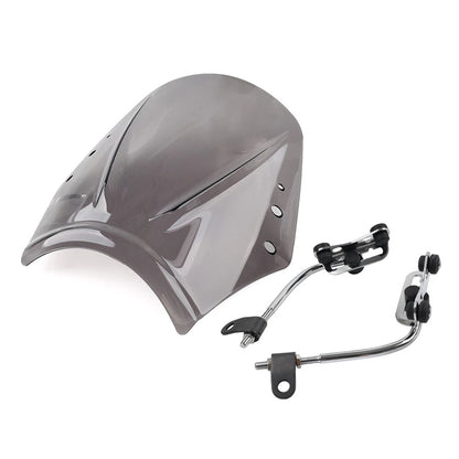 Windshield Deflector for Universal Motorcycle - Grey