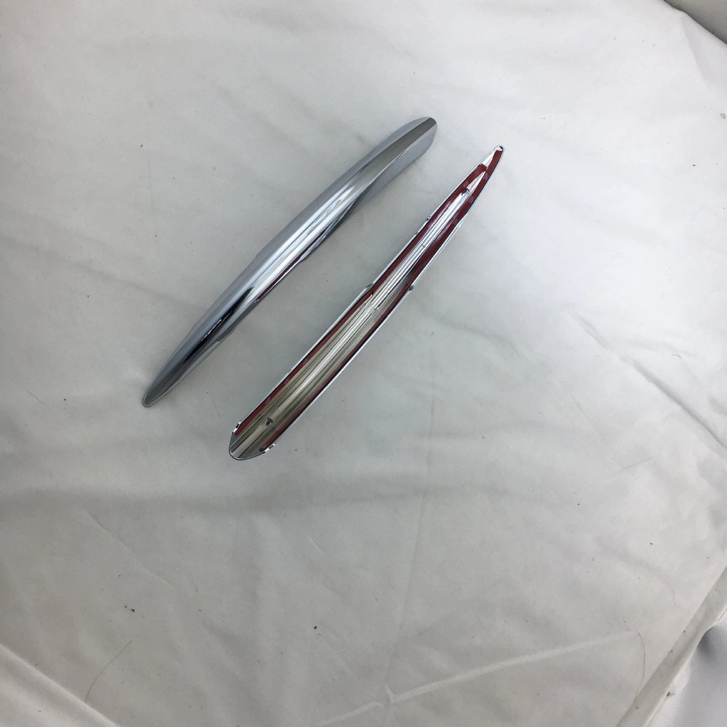 Chrome Front Fog Light Stripe Lid Cover Trim for 2016 Honda Civic Sedan (2016)