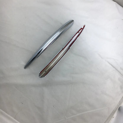 Chrome Front Fog Light Stripe Lid Cover Trim for 2016 Honda Civic Sedan (2016)