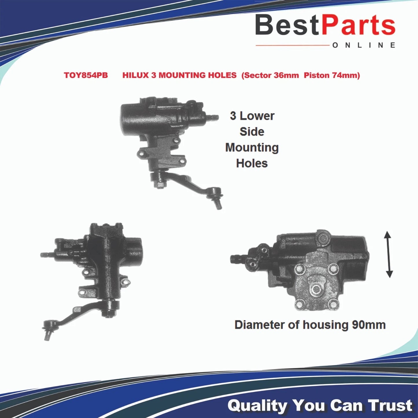 Steering Gear Box Seal Kit for Toyota Hilux (1991–1995)