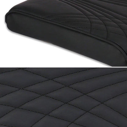 Black Car Center Console Armrest Foam Cushion Cover Mat Protector Trim