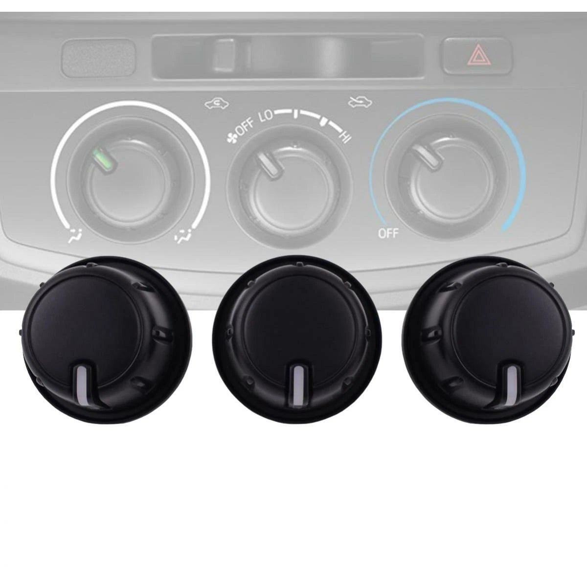 Set Air Condition Panel Control Switch Knob Fits Toyota Hilux Vigo SR5 11-15 ADE