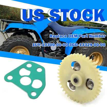 Injection Oil Pump Gear With Gasket for YAMAHA RAPTOR YFM350 (2004–2013)