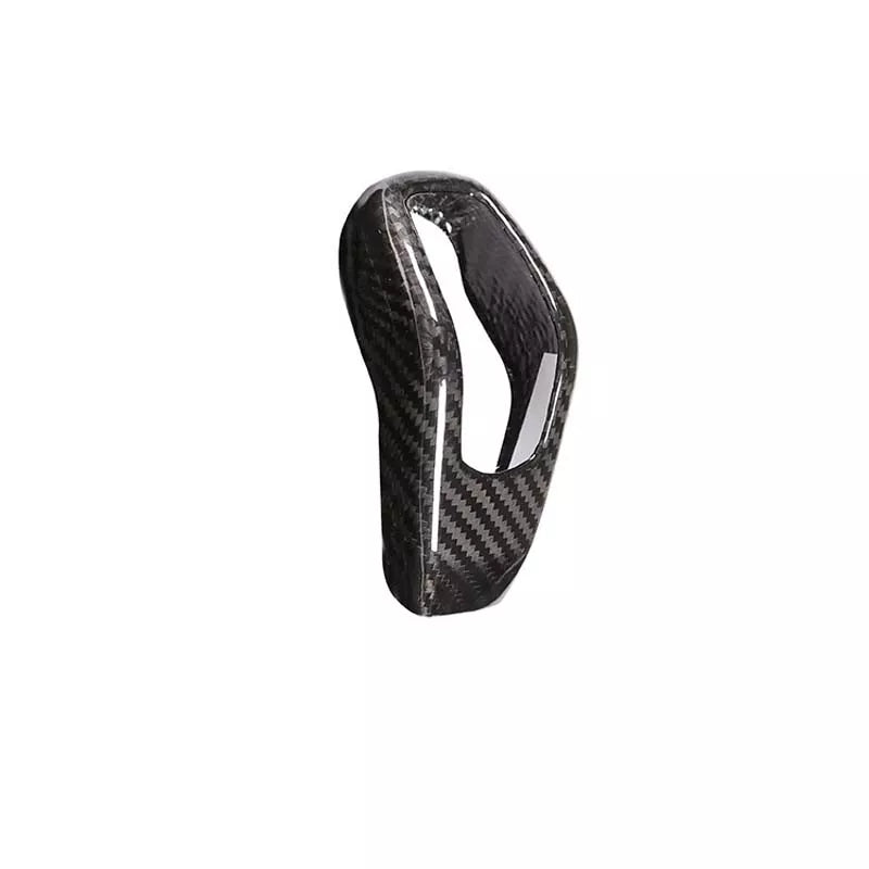 Carbon Fiber Gear Lever Selector Trim Cover Fit For Range Rover Sport 2018-2021