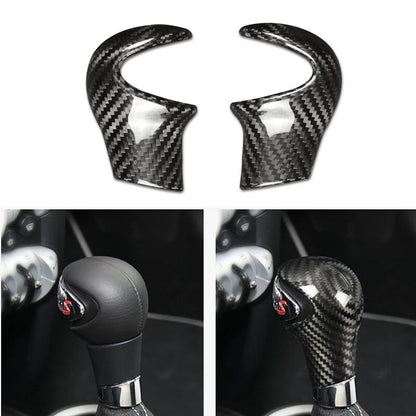 Real Carbon Fiber Gear Shift Head Cover fit For Mini R60 Countryman 2011-2016