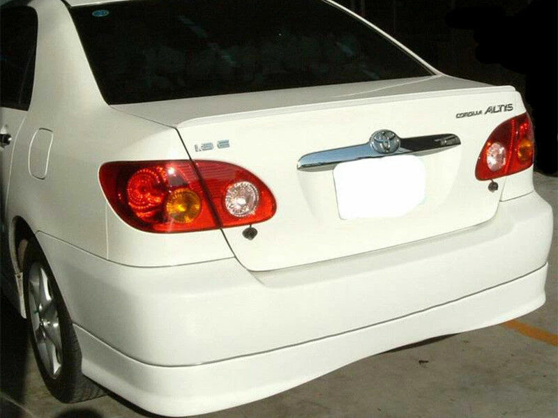 Boot Lip Spoiler for Toyota Corolla (2003-2009) Unpainted