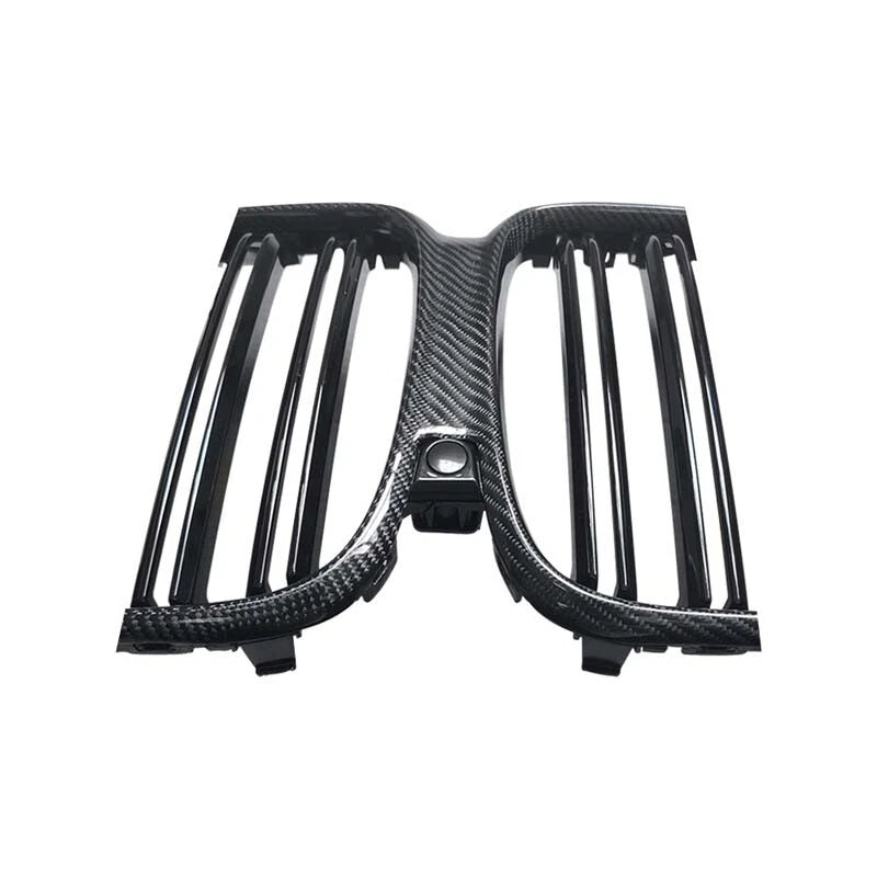Real Carbon Fiber Front Bumper Grille Grill Cover for BMW X5 G05 2019-2021