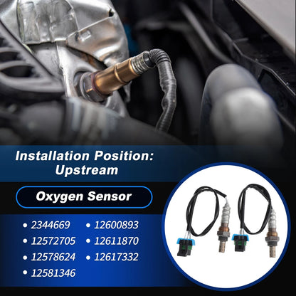 Oxygen Sensor Upstream for Chevrolet Silverado 1500 2500 3500 2pcs