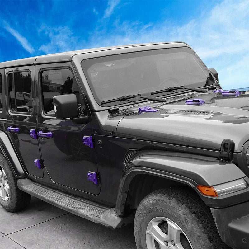 Full Set Exterior Trim Covers for Jeep Wrangler JL (2018-2023)