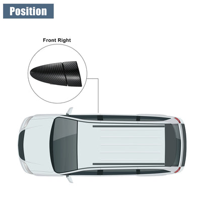 Front Right Door Handle Carbon Fiber for Honda CR-Z (2011-2016)