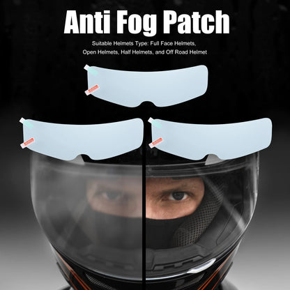 3pcs / Helmet Anti Fog Film Universal Film Lens Sticker / for Motorcycle