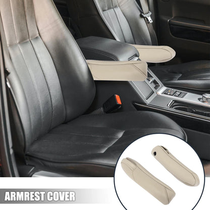 Beige Front Seat Armrest Cover for Honda CR-V (2010-2011)