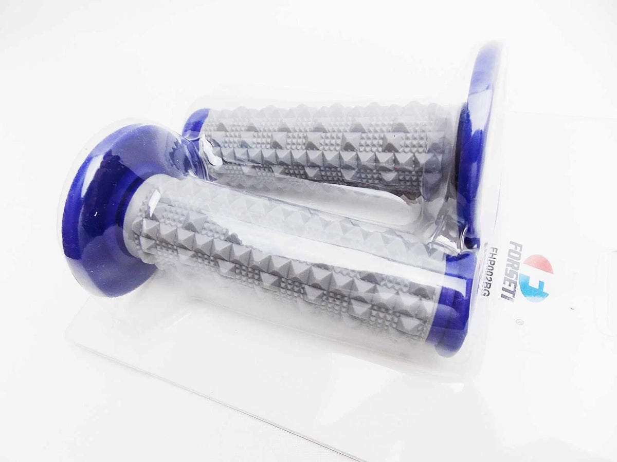 Yamaha YZ125 Forseti Blue Grey Diamond Handlebar Grip Set
