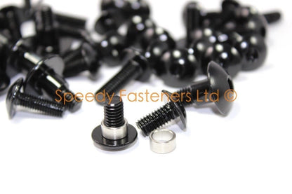 Bolts & Clips 2 x Fairing Screen for Suzuki GSX-R750 (2004–2005)