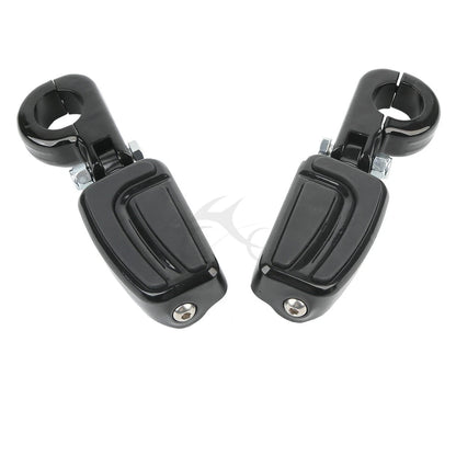 1 1/4" Highway Bar Foot Pegs for Harley Softail Fatboy Deluxe